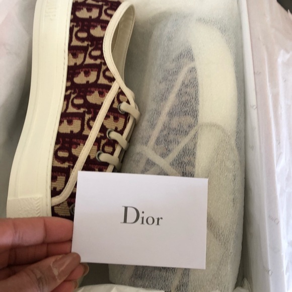 Walk’N’Dior Oblique Embroider sneakers size 10 NWT - Picture 3 of 5